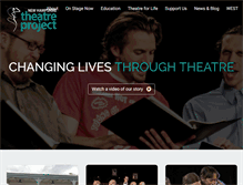 Tablet Screenshot of nhtheatreproject.org